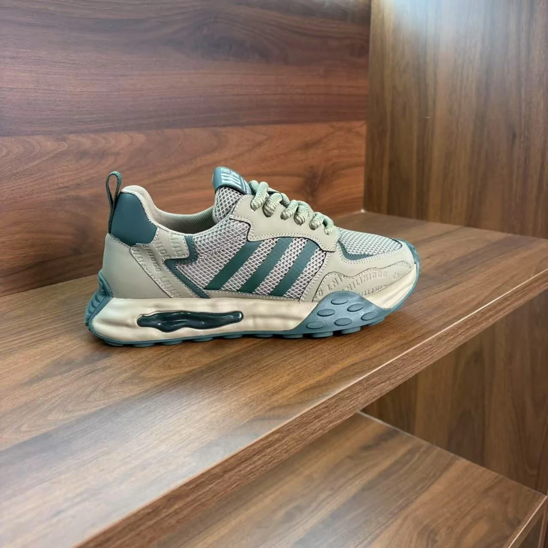 【菲而德2557】2025夏季爆款时尚休闲百搭轻奢网面手工轻便低帮潮鞋