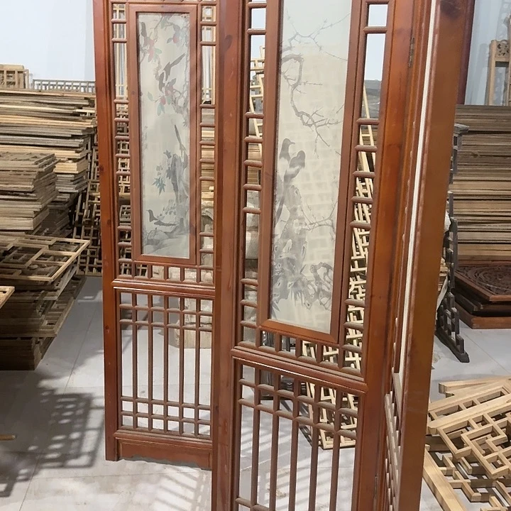 独***江香榧木特价一组包邮屏风