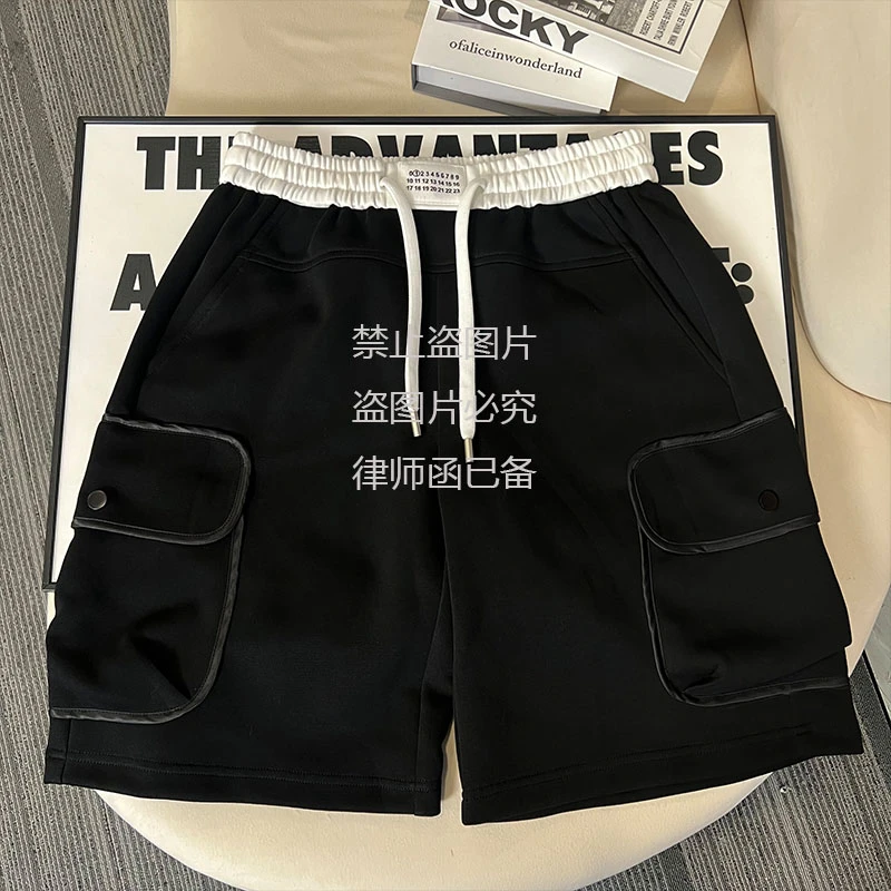 DK1505//2025SS设计师款短裤『数字款』五分裤简约百搭时尚（馨儿）