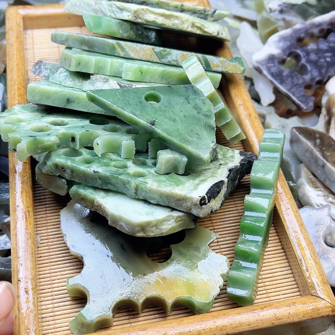 未镶嵌和田玉（糖玉）珠宝奇石厉*