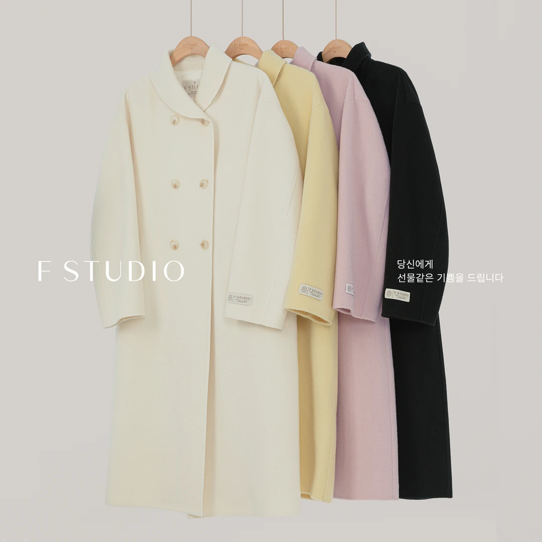 【新品】【马卡龙大衣(长款)】FS510W060百搭毛呢大衣