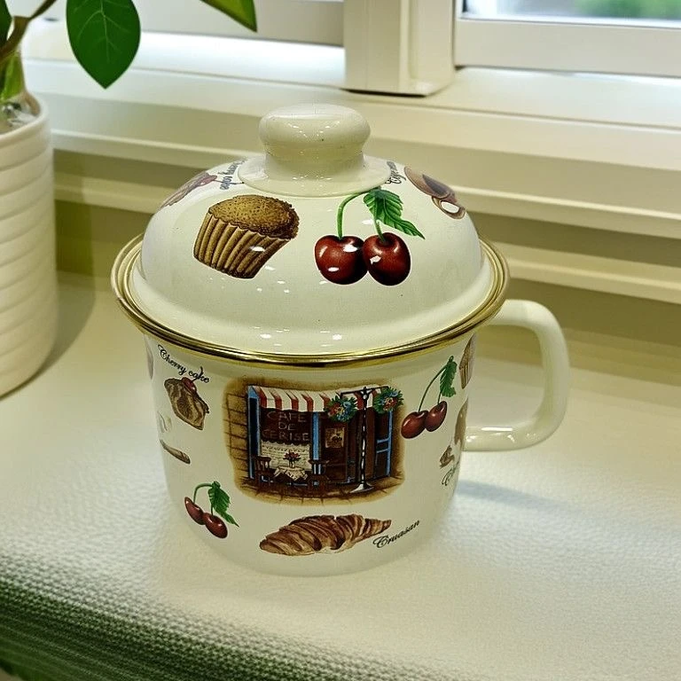 面包花家用加厚奶锅