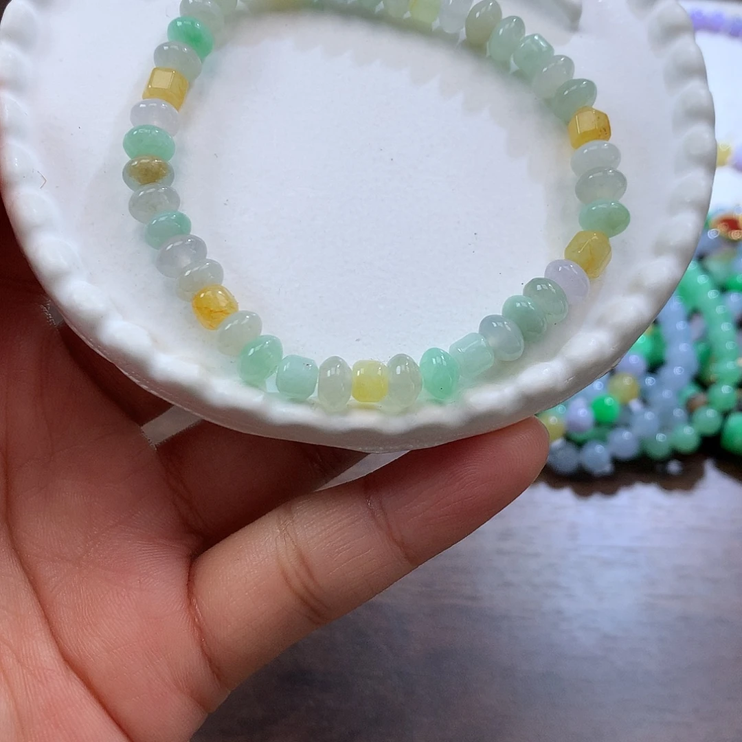 翡翠散珠翡翠珠串