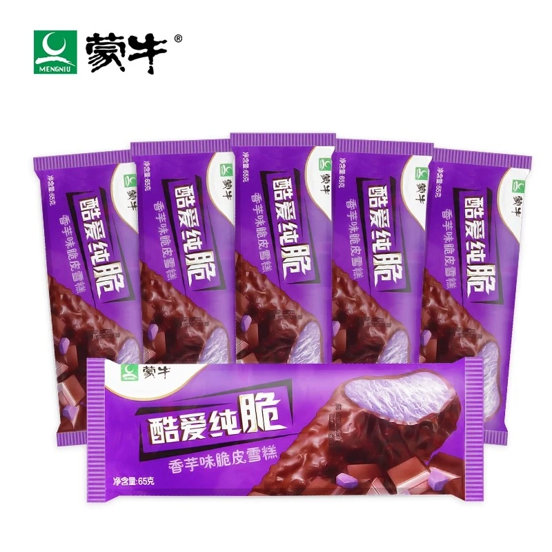 【5支】蒙牛酷爱纯脆香芋脆皮雪糕65
