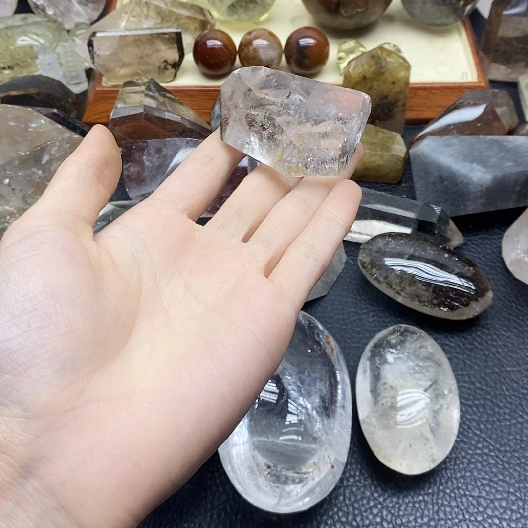 水晶未镶嵌珠宝半成品118水晶石
