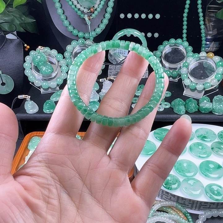 未镶嵌手串石英质玉