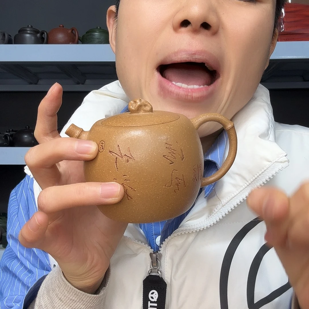 紫砂茶壶民间手艺人全手工制作