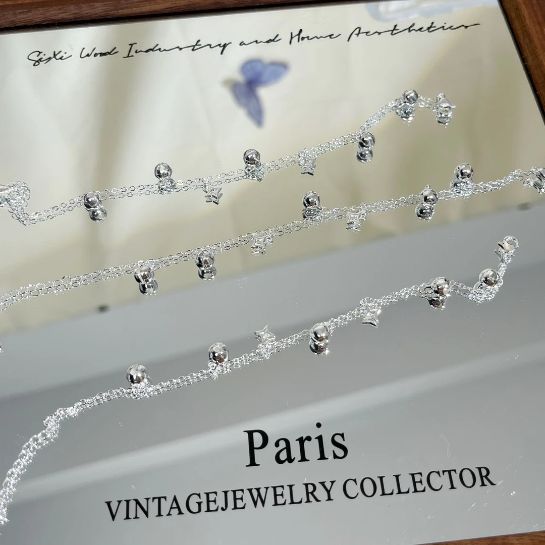 合金手链 【咪岛】铃铛四芒星手链ins简约百搭日常