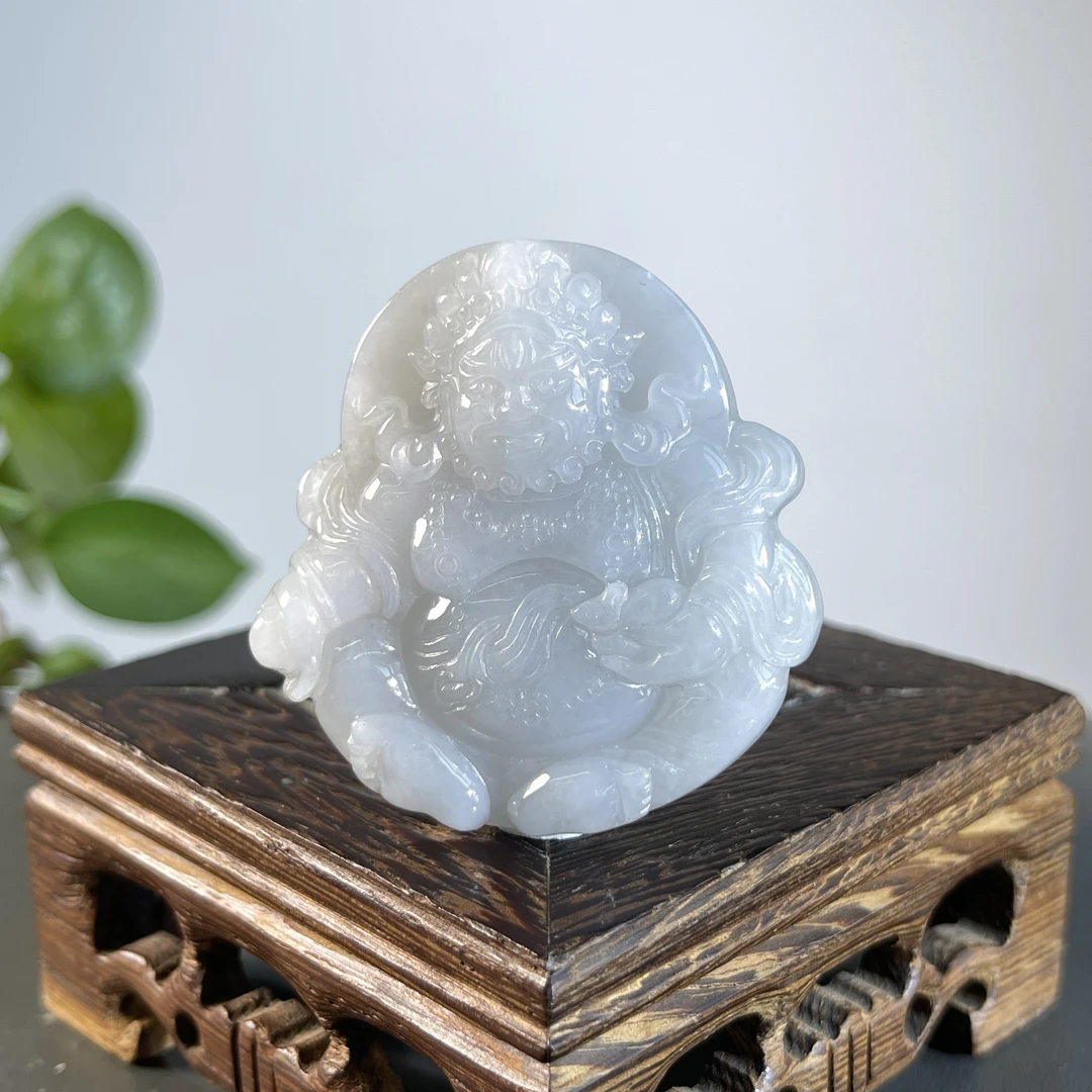 JTB12-77 天然缅甸A货翡翠 黄财神