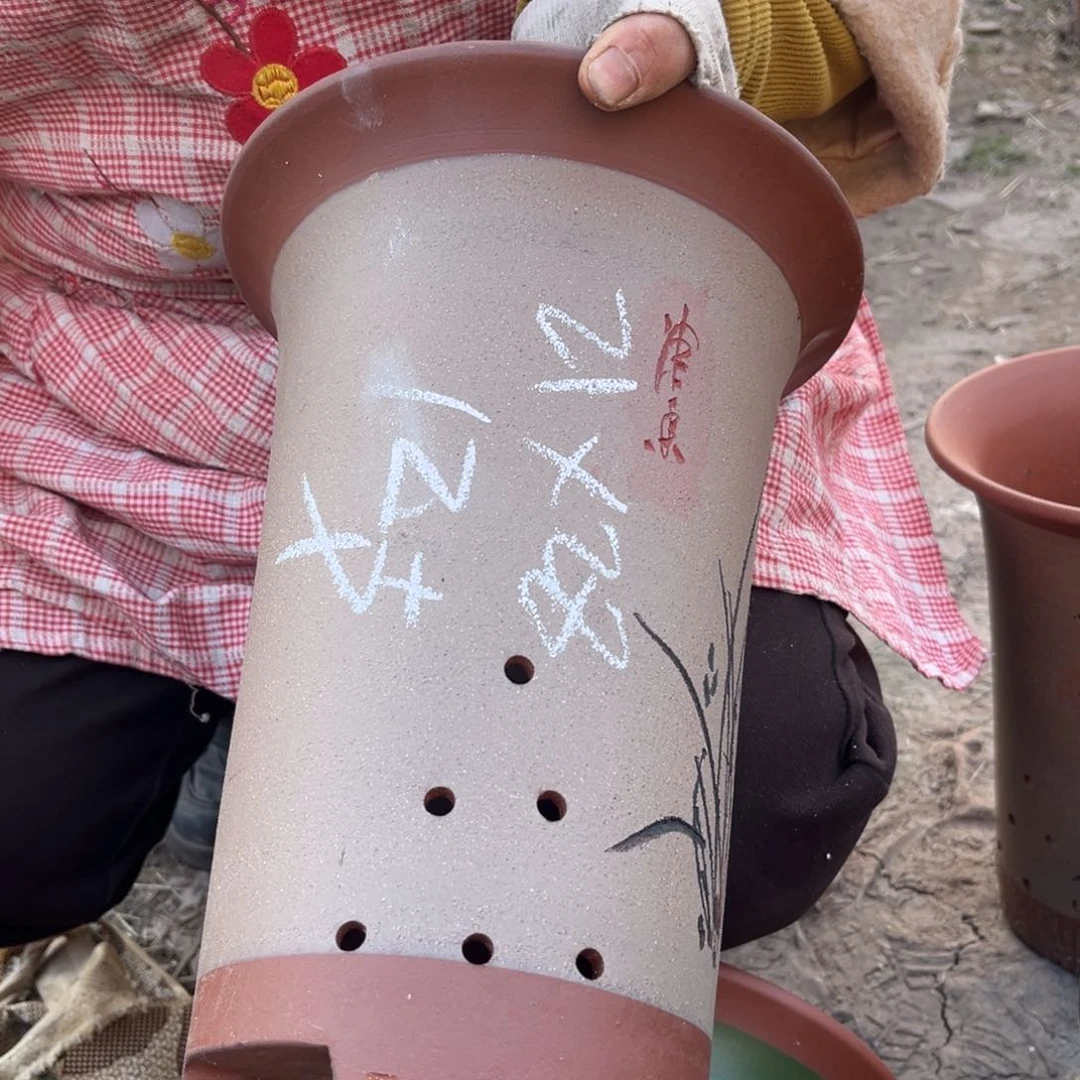 紫泥花盆紫砂花盆121