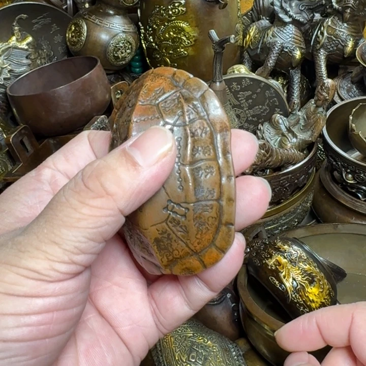 铜器摆件收收藏藏