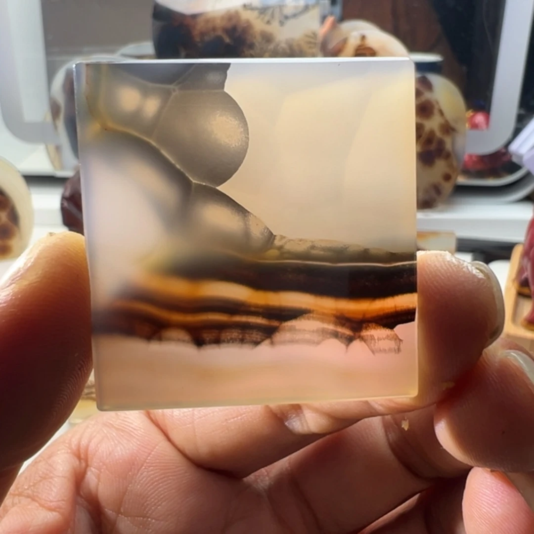 未镶嵌玛瑙/玉髓珠宝奇石