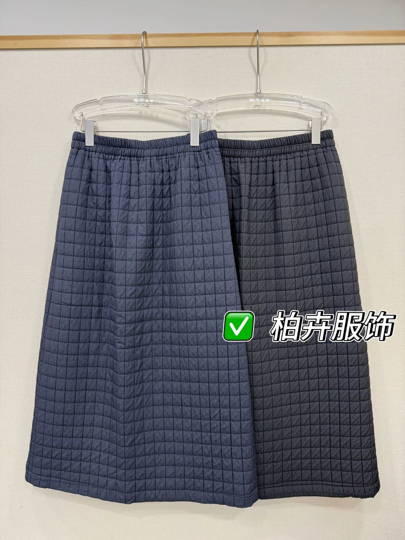【柏卉服饰】加棉后开叉半裙