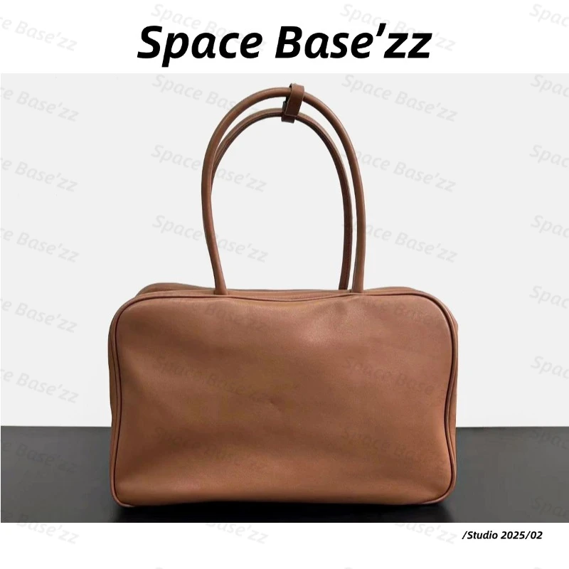 【Space Base】DMY-96119#-休闲百搭时尚复古真皮牛皮大容量公文包