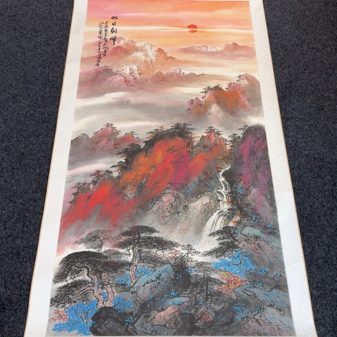 国画国画作品山水花鸟纯手绘
