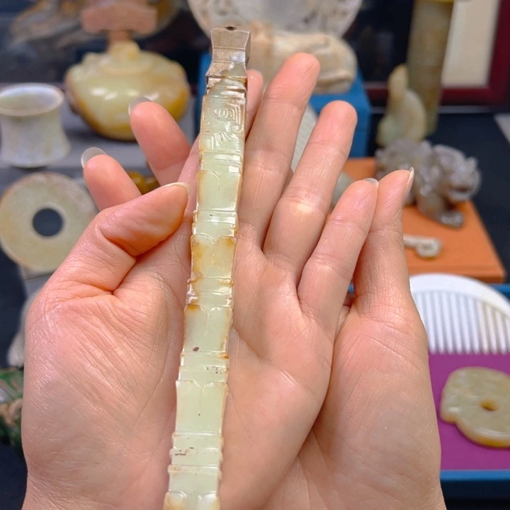 和田玉（糖玉）未镶嵌笔搁S*y