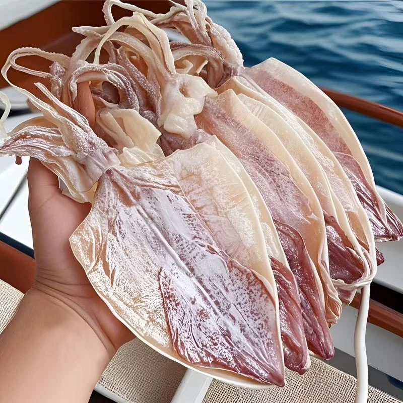 烧烤店手撕芥末鱿鱼干阳江正宗淡干鱿鱼干批发淡晒尤鱼片海味干货