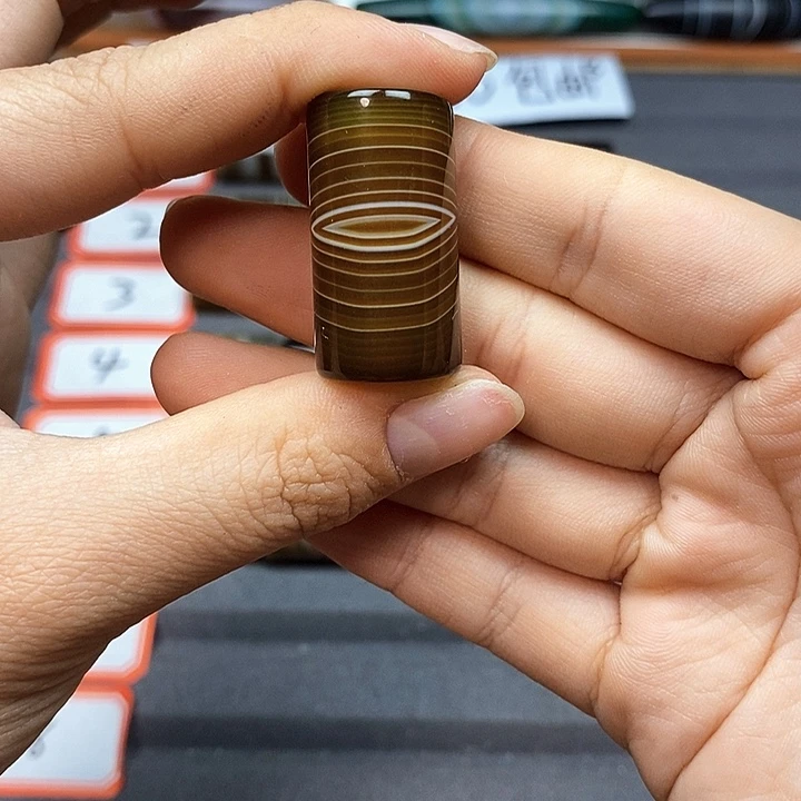 好***卷玛瑙/玉髓合金珠宝半成品