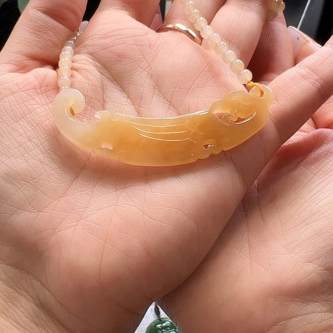 和田玉未镶嵌车挂静**～