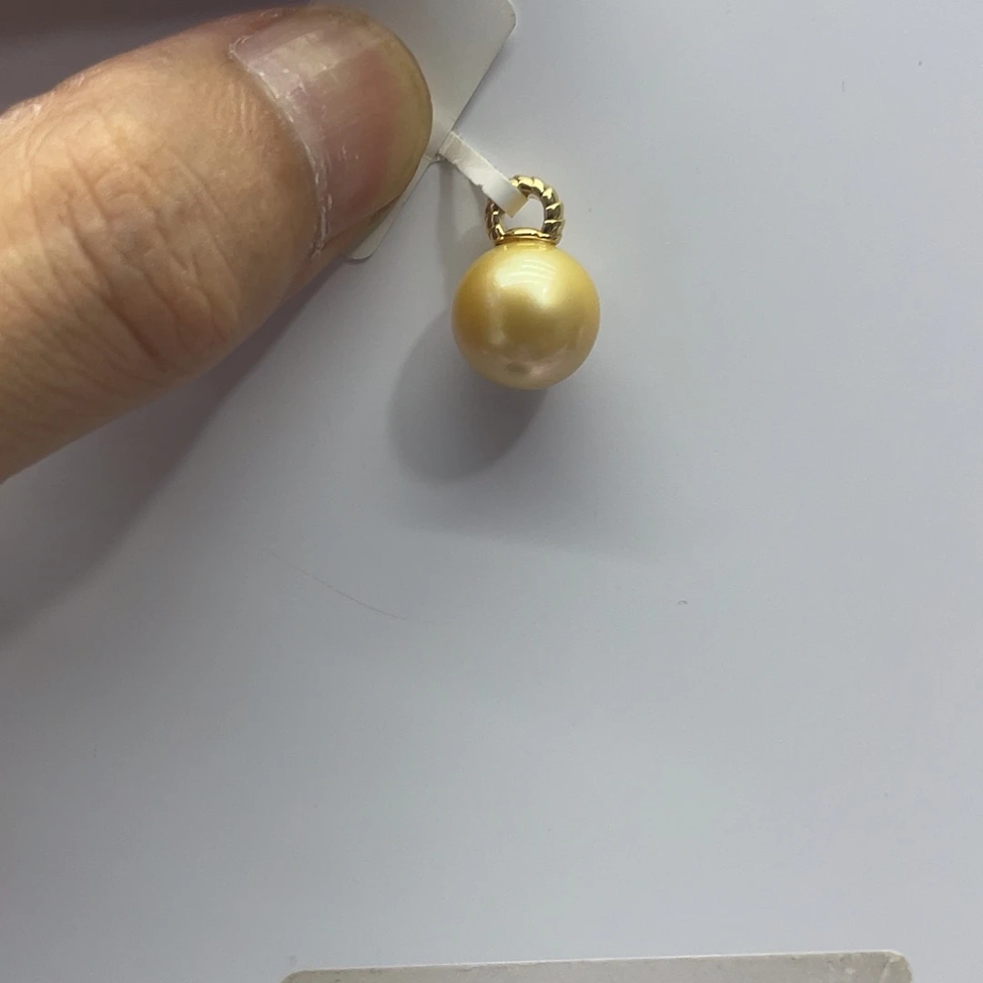 海水珍珠18K金镶嵌颈饰