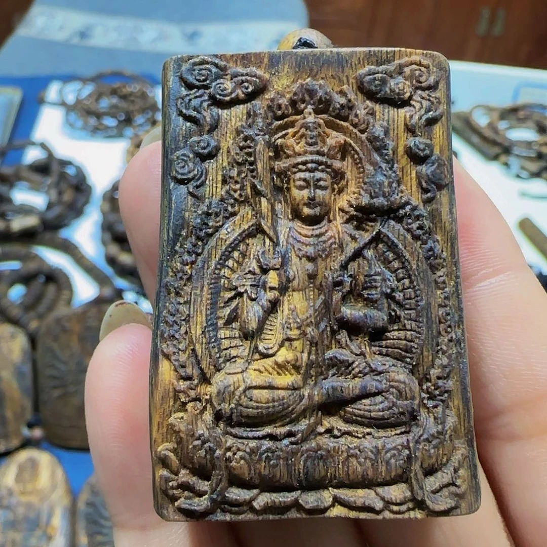 沉香沉香碎屑海南白奇乌身虚空藏老料带绳12