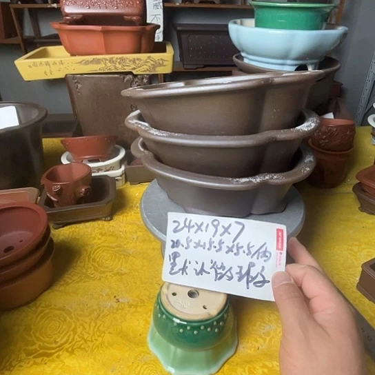 紫砂花瓶紫砂花盆