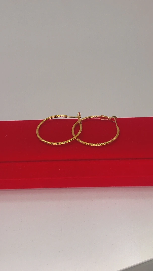 铜合金耳饰 满天星大耳环