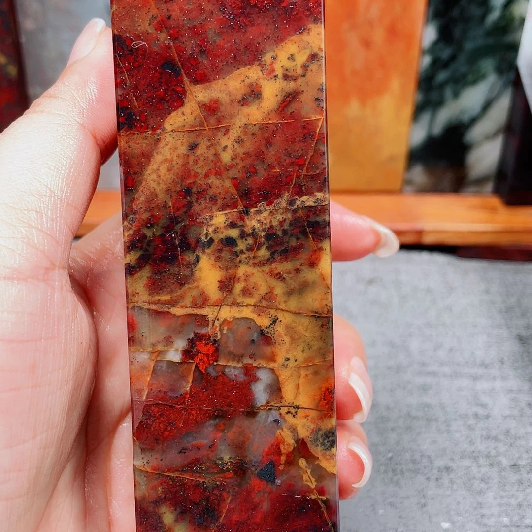 【闪购商品】玉桂林鸡血玉印章素章