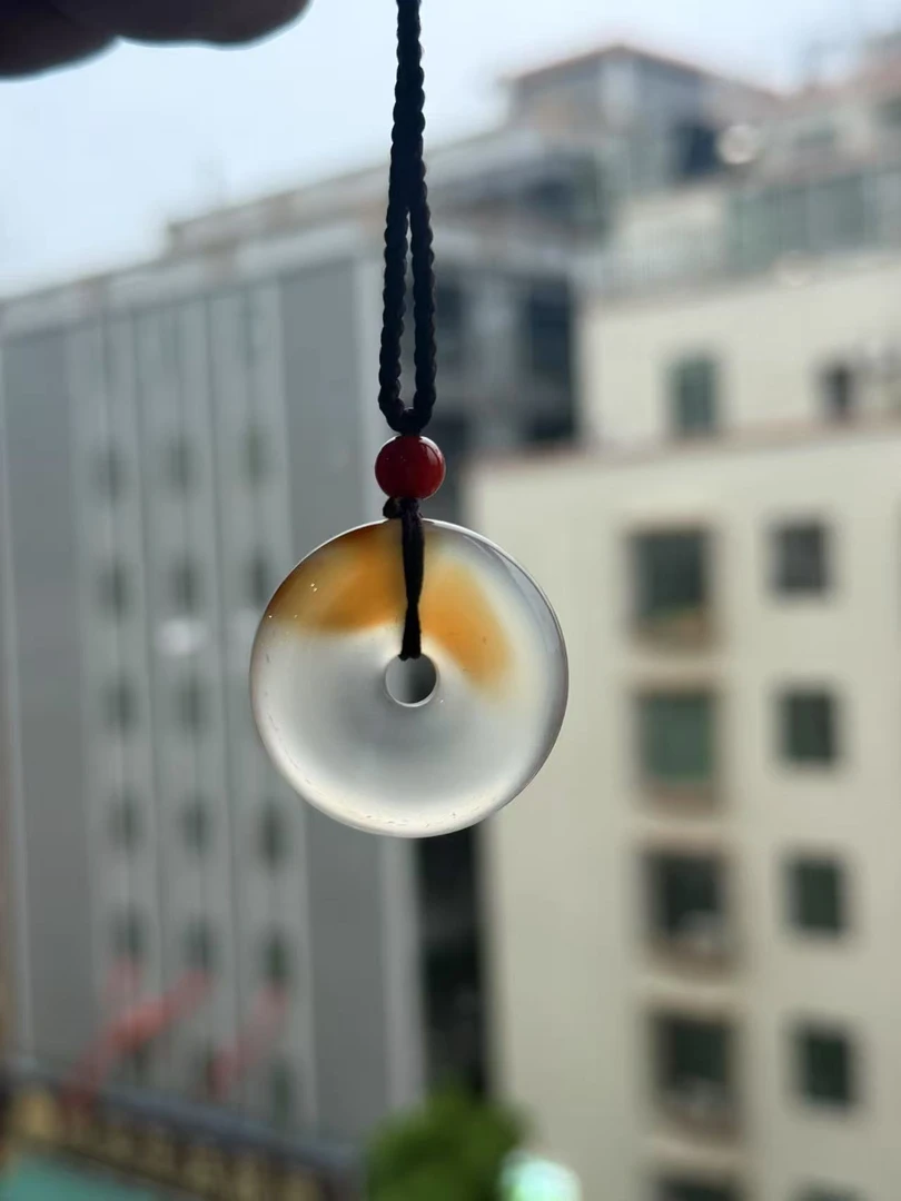 天然玛瑙平安扣