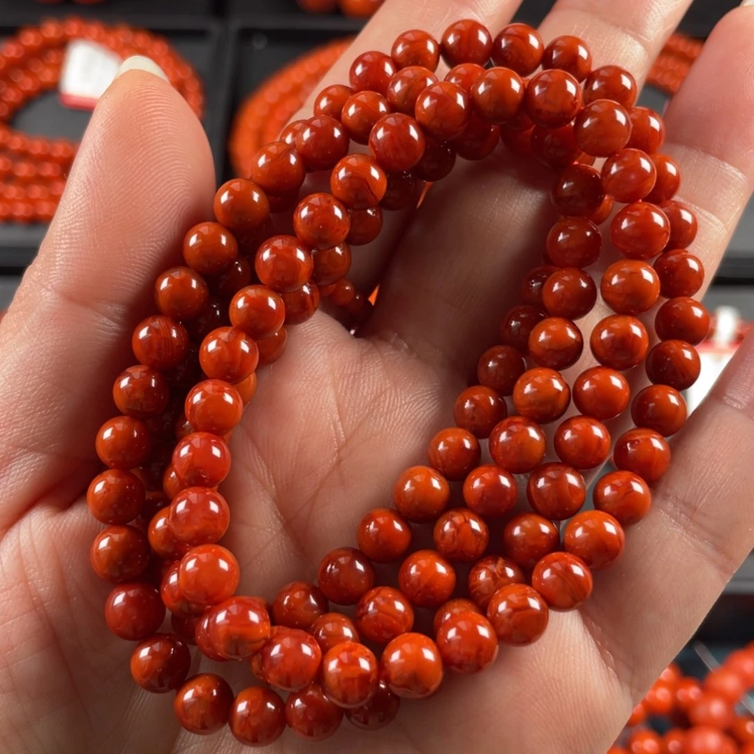 南红玛瑙手链未镶嵌妞6