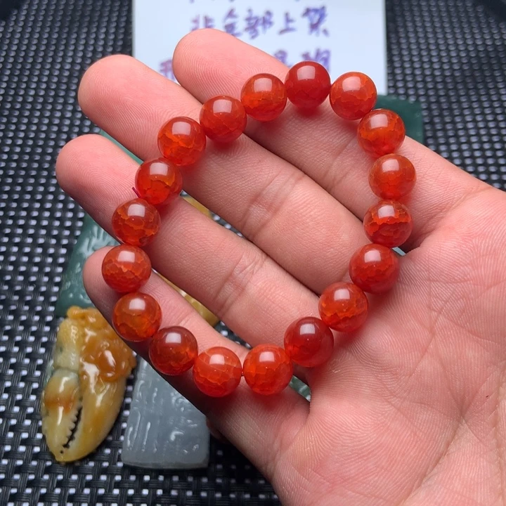 我***哥玛瑙/玉髓合金手链