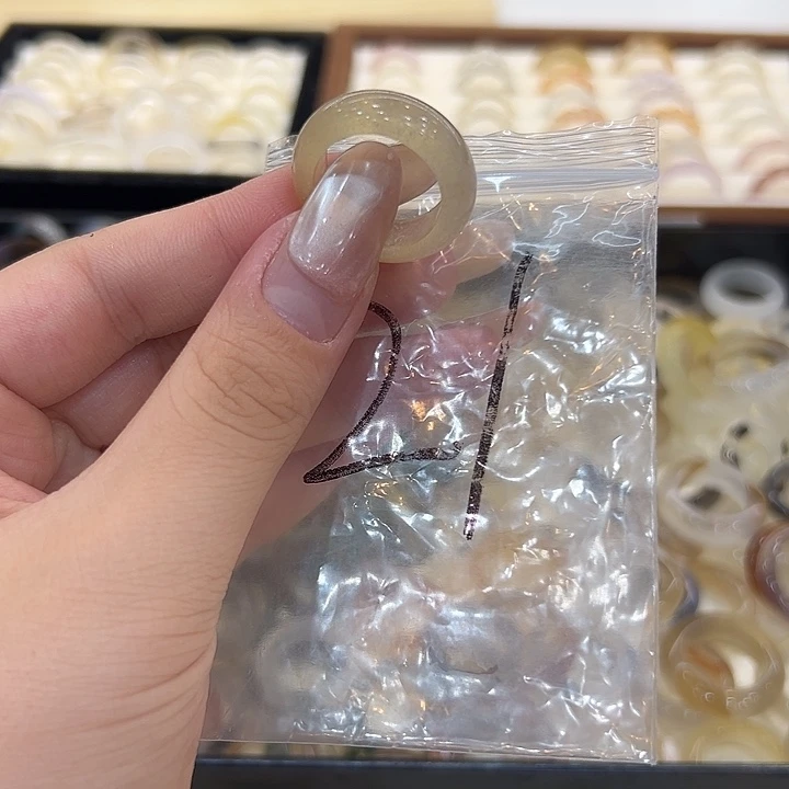 玛瑙/玉髓合金戒指27港16