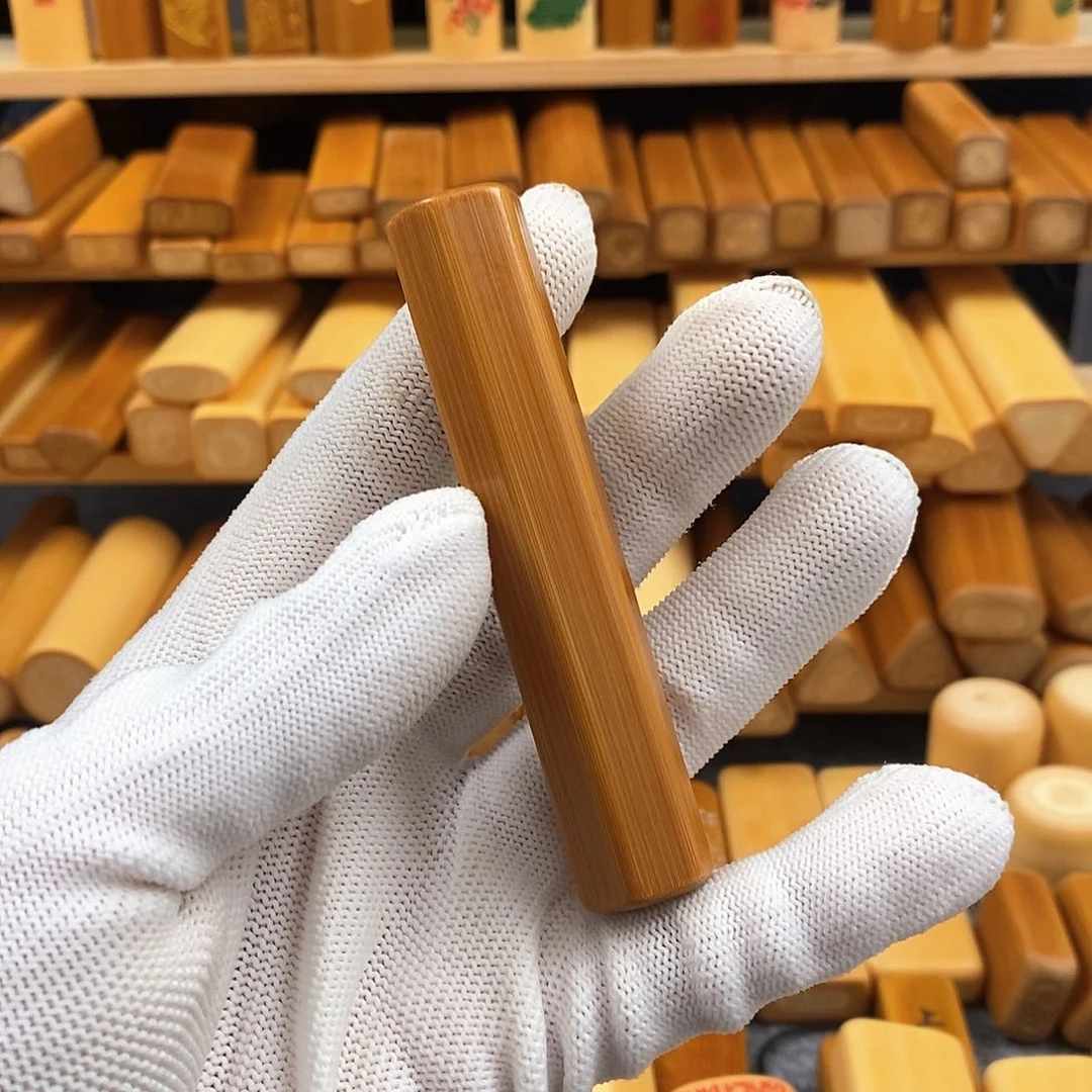 竹实心竹六角红皮可定制