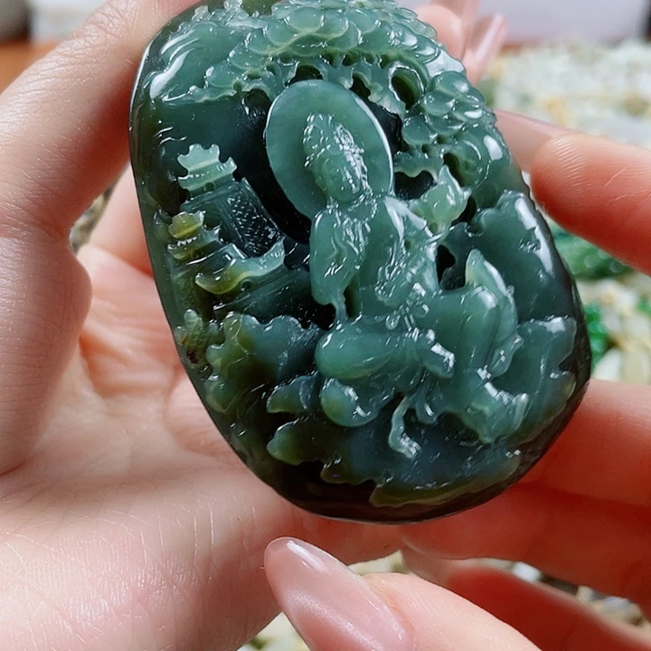颈饰未镶嵌和田玉