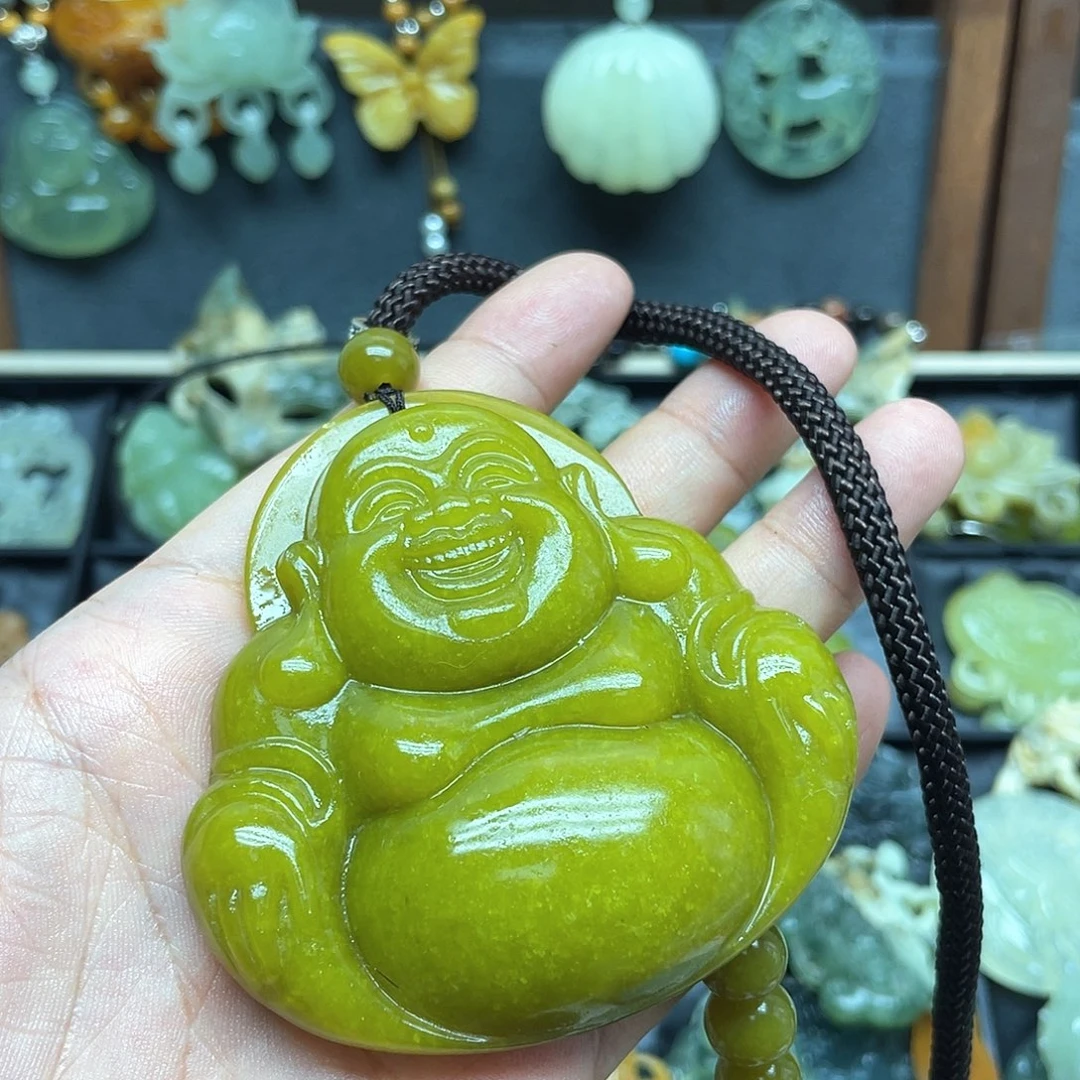 未镶嵌蛇纹石玉颈饰