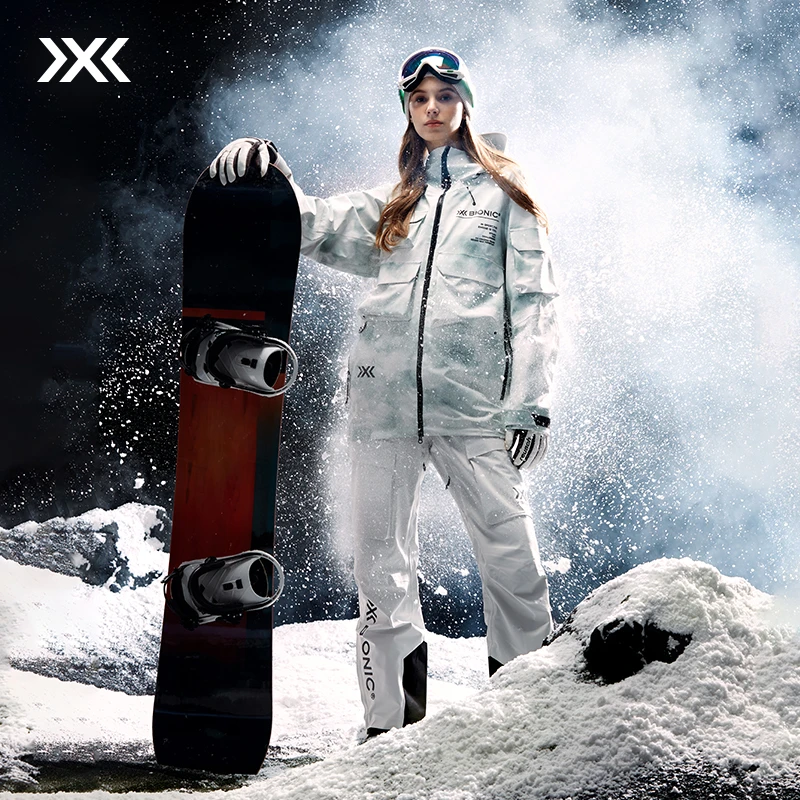 XBIONIC律动单板滑雪服背带裤 防寒保暖防风防水透湿灵活滑雪套装