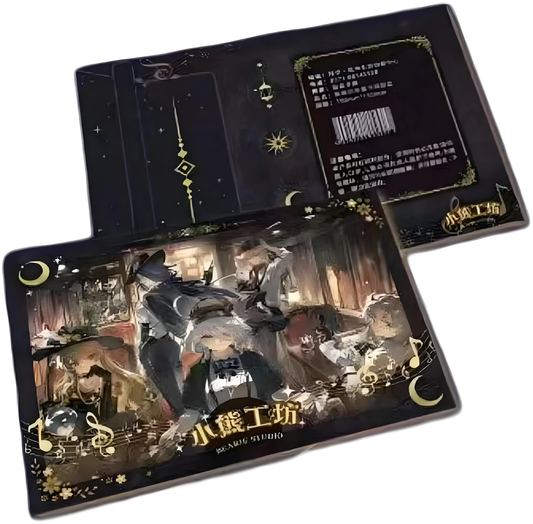 梦梦【玩法合集】小熊工坊-原神色纸第一弹A6收藏卡牌潮玩（二创）