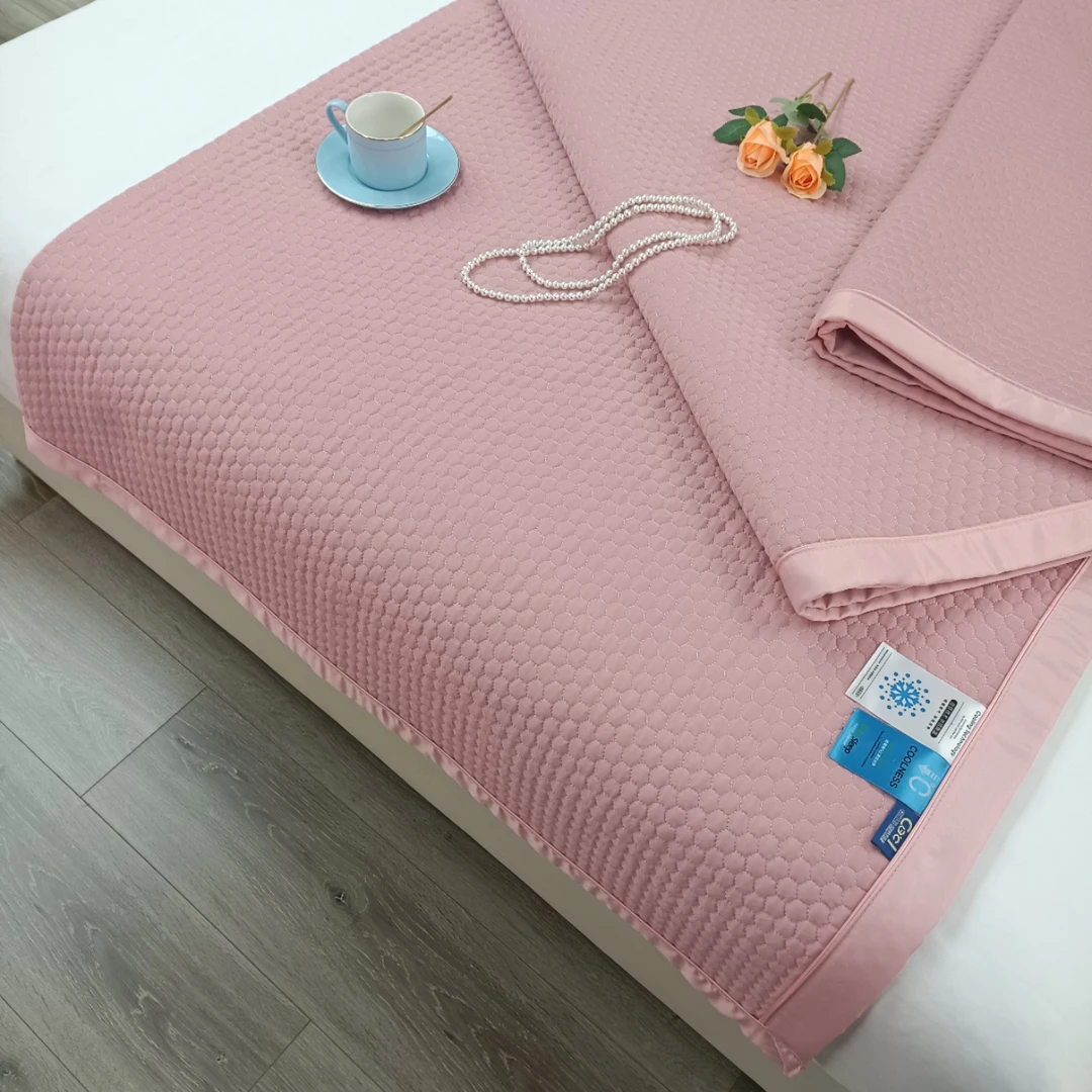 2米素色冰豆豆床盖