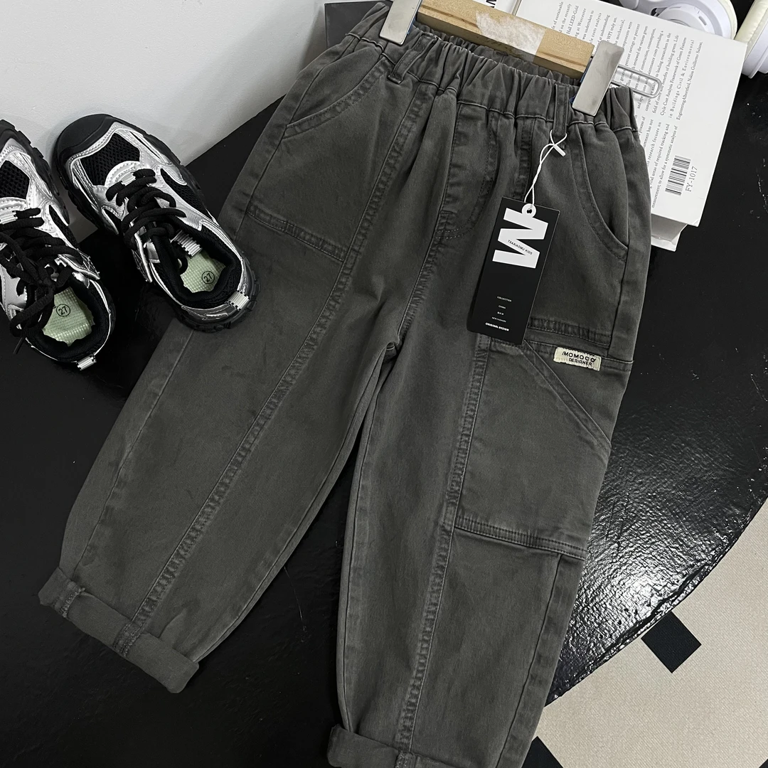243男童休闲工装裤子春秋款炸街痞工装裤裤子男童