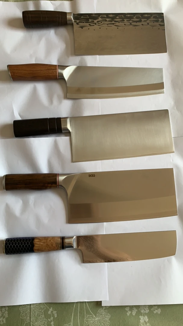 中古家用商用锋利厨房用具，片切刀，斩切刀，斩骨刀，切丝切骨两用。