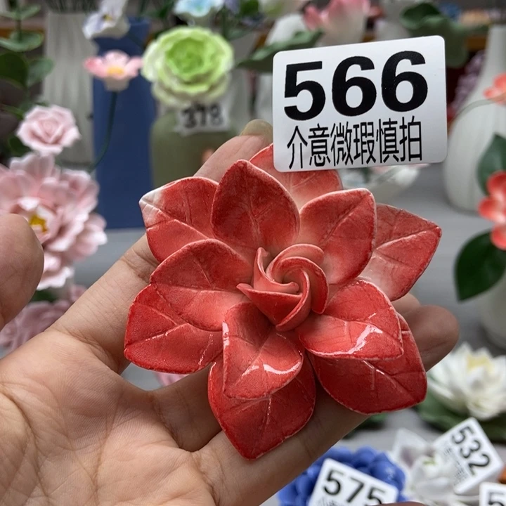 陶瓷手工制作陶瓷花