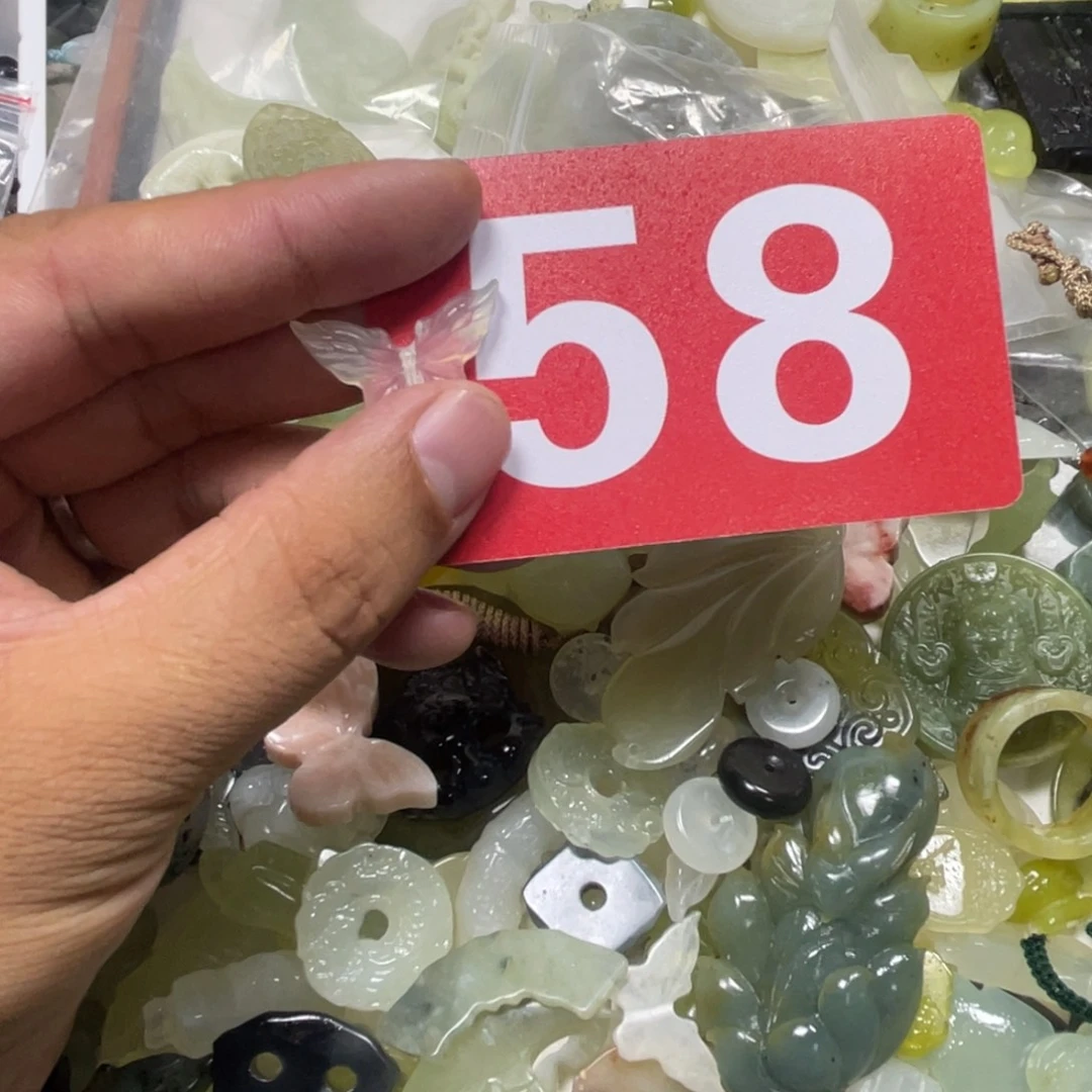 蛇纹石玉合金颈饰