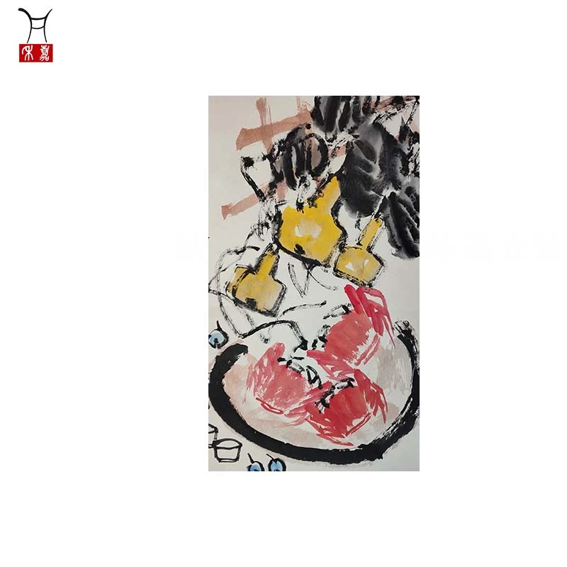 M1047传味画立轴45x69/2.7平尺