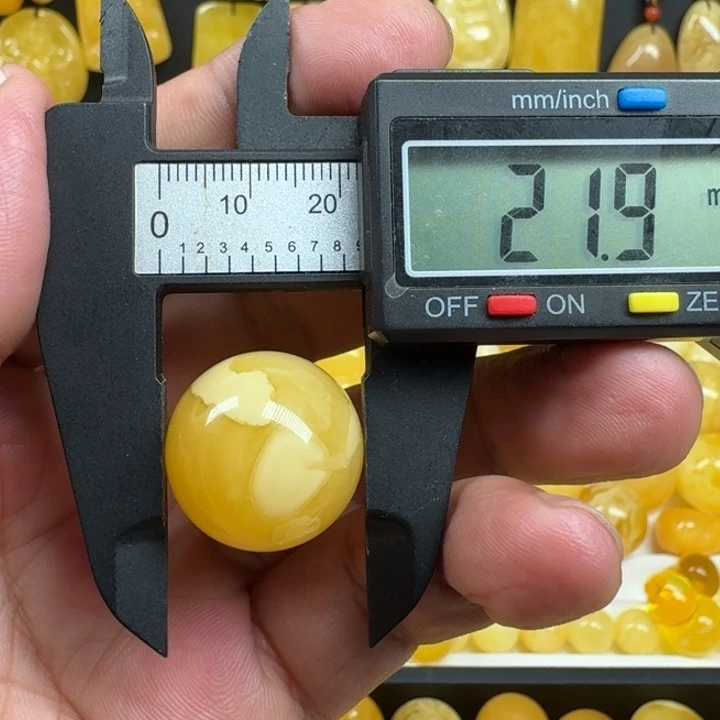 蜜蜡未镶嵌珠宝奇石圆珠
