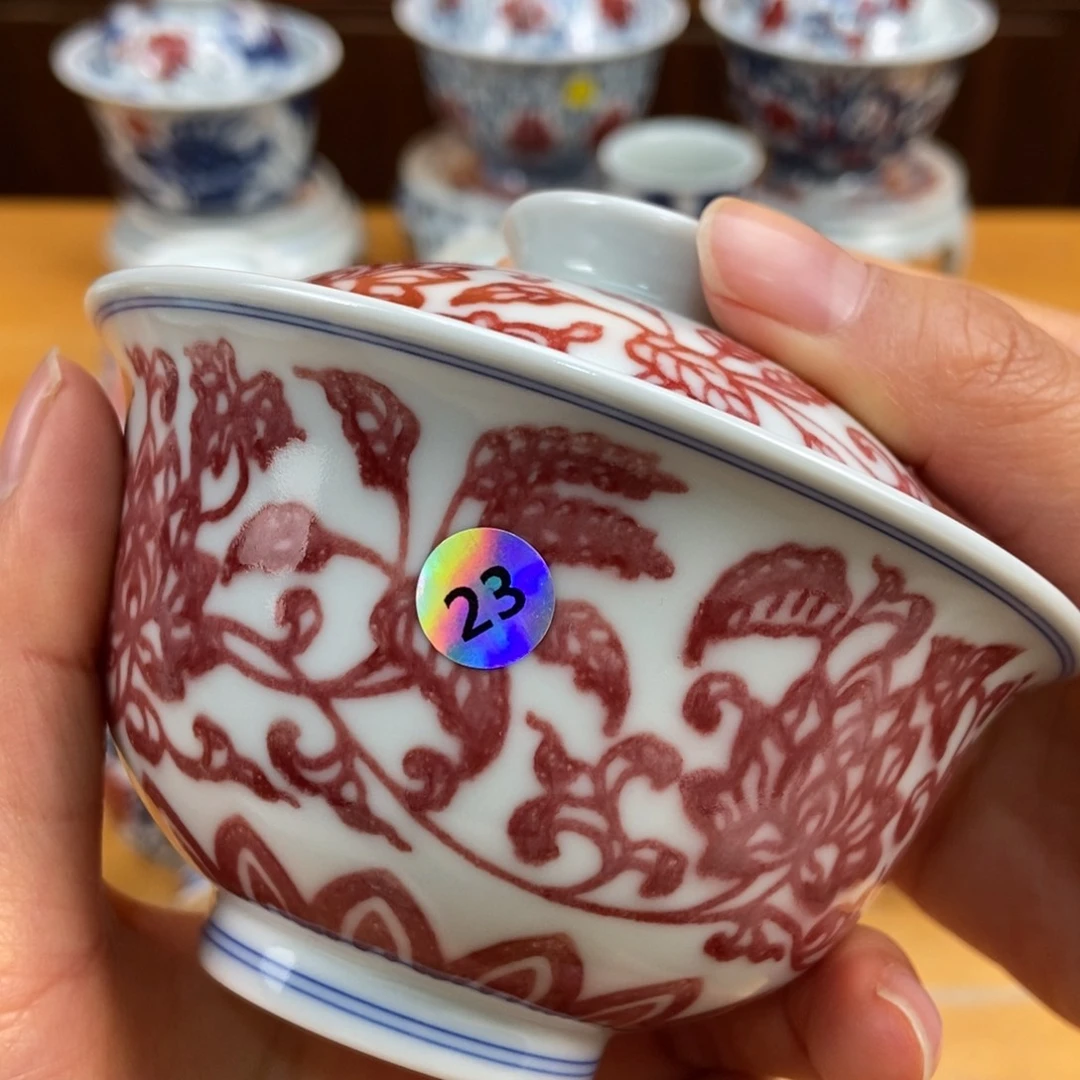 手绘现代茶具非古董