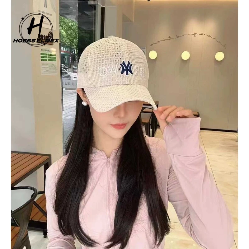 新款休闲时尚百搭棒球帽防晒透气遮阳鸭舌帽户外男女显脸小帽子