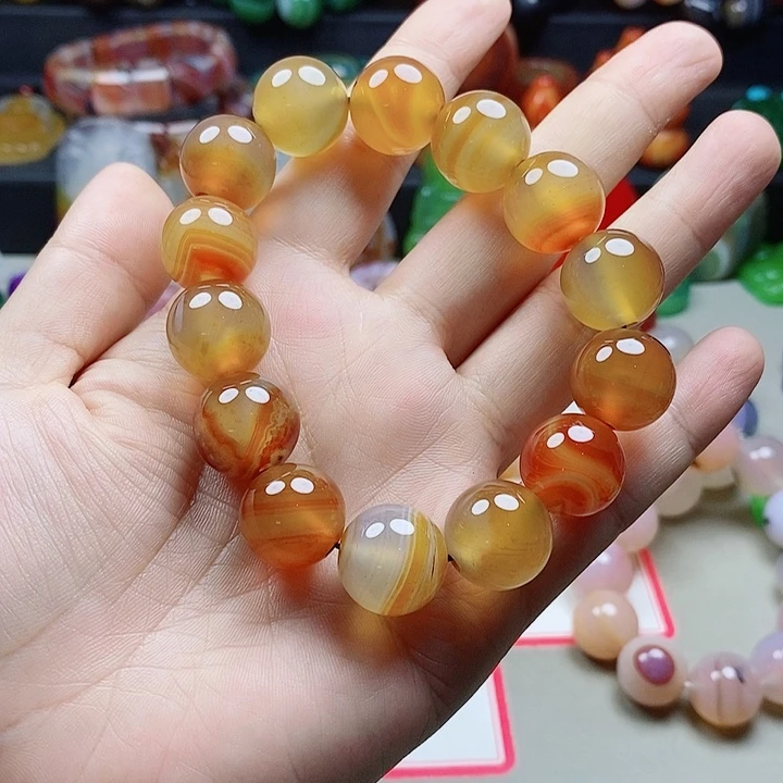 未镶嵌手链玛瑙/玉髓幽*