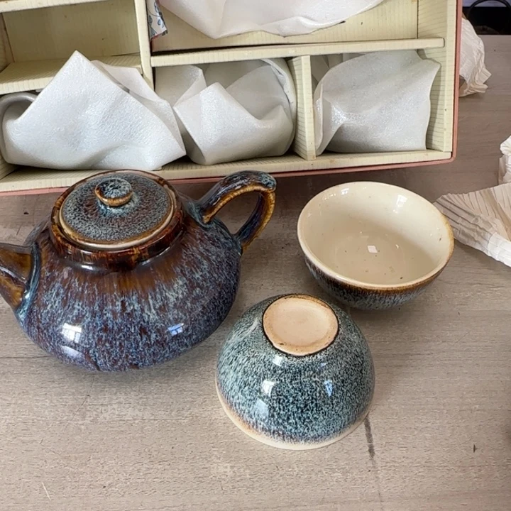 瓷片茶道具工艺品