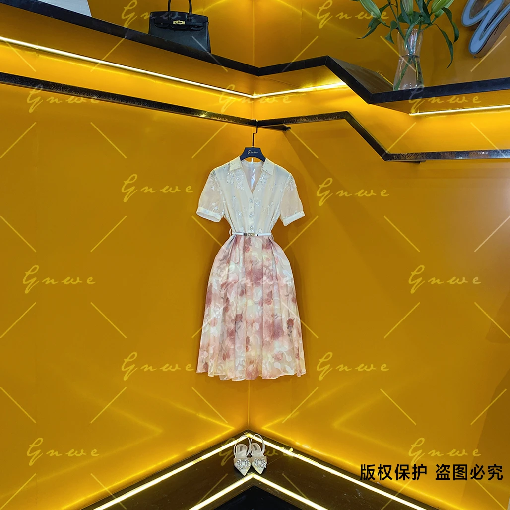 【私人订制】洋气显瘦法式时尚连衣裙G0523