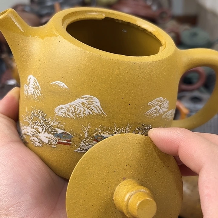 茶壶紫砂紫砂内口磕碰